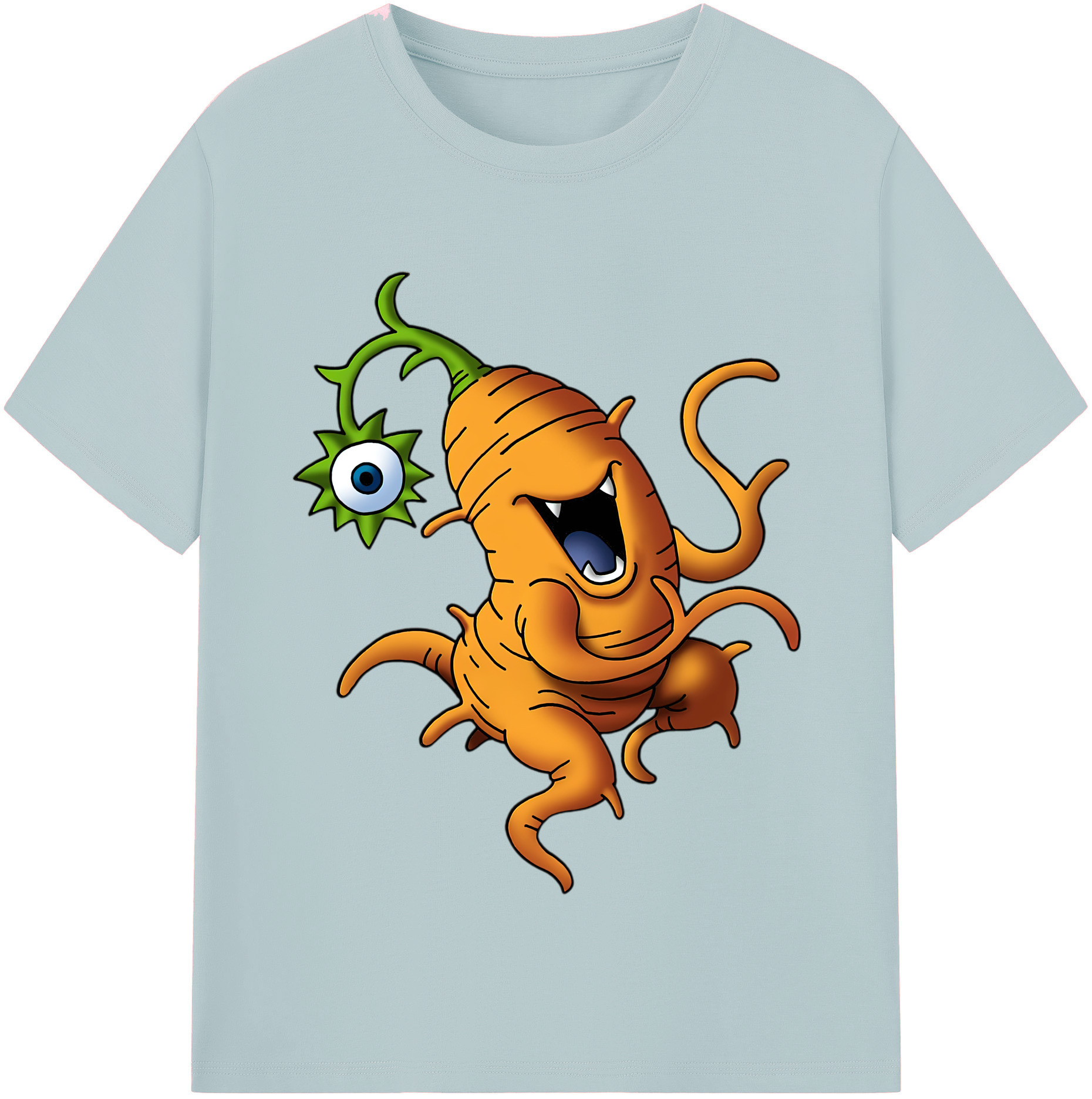 （画像用） ドラゴンクエスト Doragon Kuesuto Dragon Quest 綿100％半袖Tシャツ（フロントプリント）